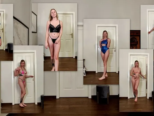 Dessous Show mit großem Orgasmus